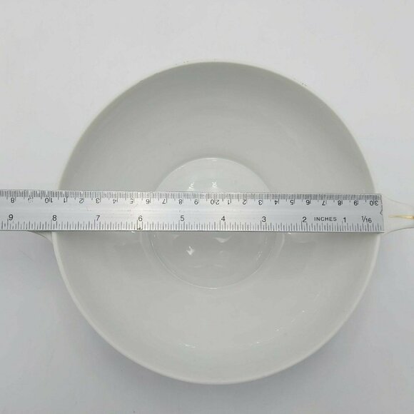 Victoria Moritz Zdekauer Altrohlau Czechoslovakia Porcelain Floral Serving Bowl - Picture 10 of 14